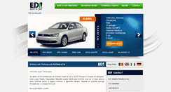 Desktop Screenshot of edirentacar.ro